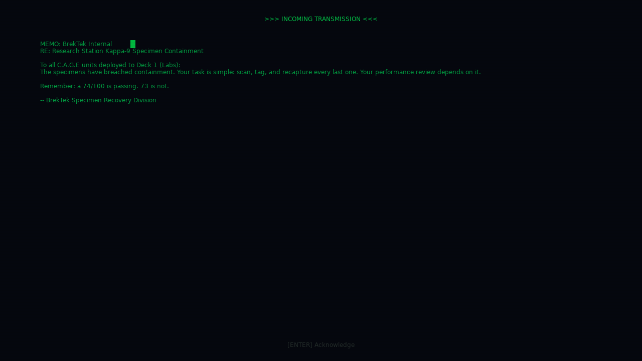 C.A.G.E-9001 screenshot 6